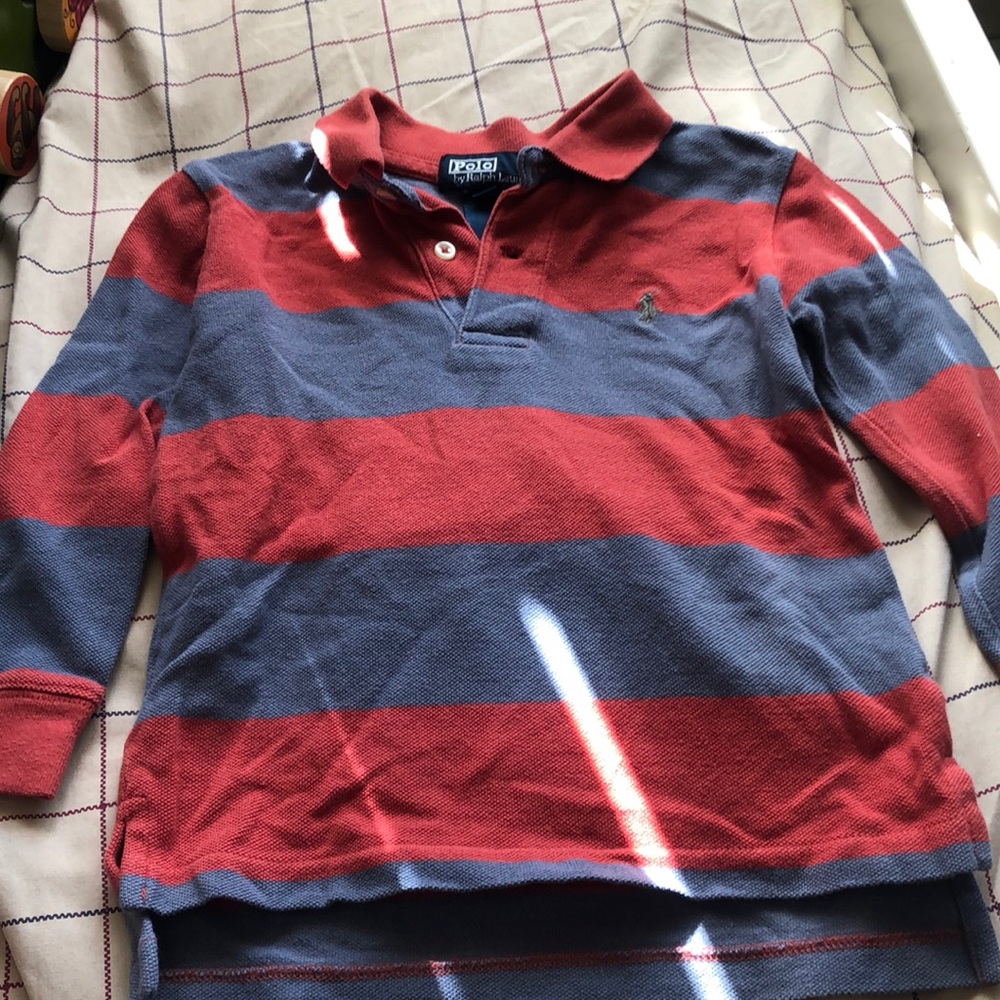 Boys Size 2/2T polo Ralph Lauren long sleeve polo